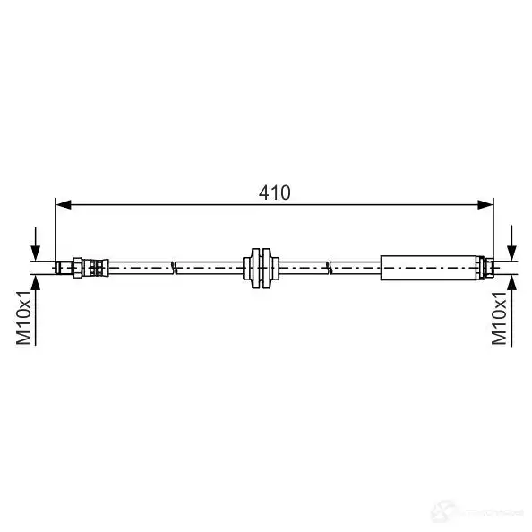 Тормозной шланг BOSCH BH13 78 VU2PZOJ 1987481492 354588