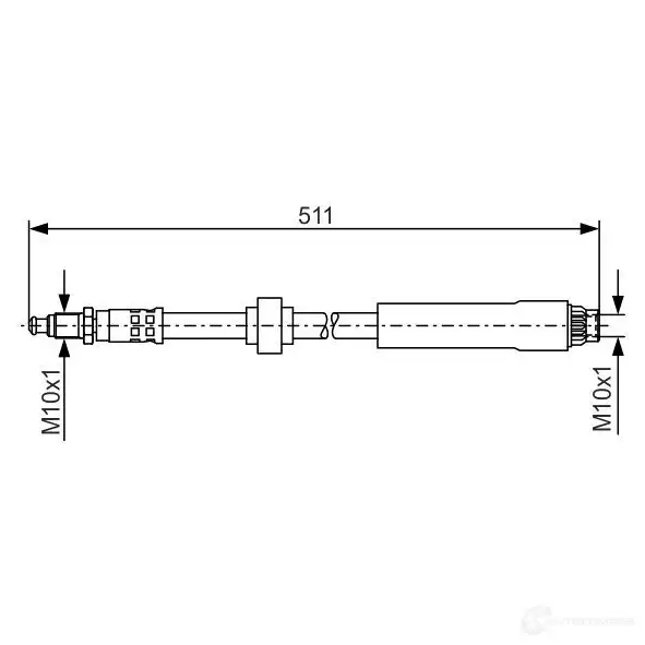 Тормозной шланг BOSCH BH22 5 NKKIR 1987476531 352957