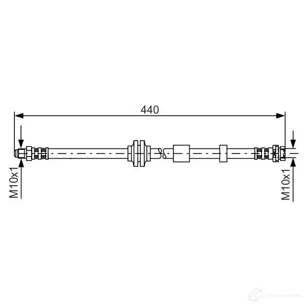 Тормозной шланг BOSCH 1SWLV5X BH 951 1987481059 354178
