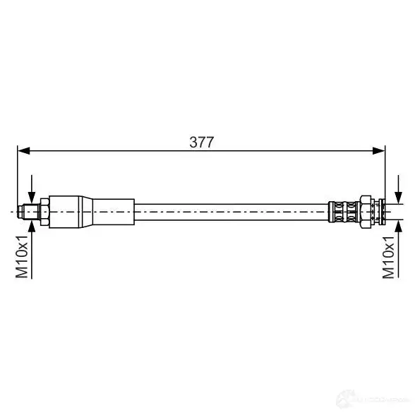 Тормозной шланг BOSCH 353061 BH 359 K27Z0 1987476666 изображение 0