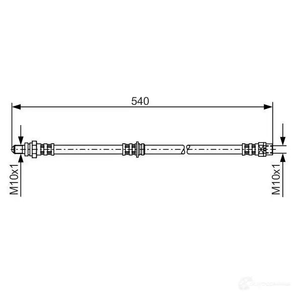 Тормозной шланг BOSCH 1987481053 Y3VWFG BH9 45 354172