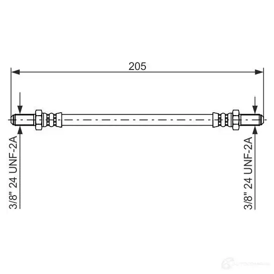 Тормозной шланг BOSCH B H269 D63YI 1987476575 352988