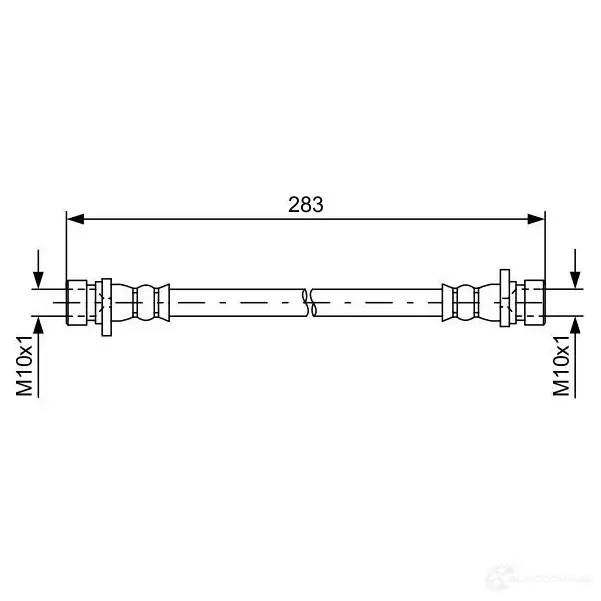 Тормозной шланг BOSCH 354713 NPIIF BH15 04 1987481620