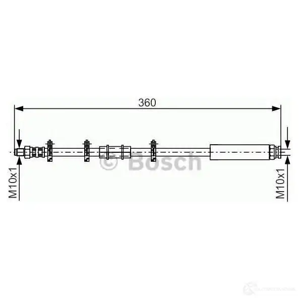 Тормозной шланг BOSCH 10US8 353028 B H323 1987476630 изображение 0