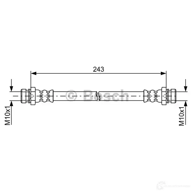 Тормозной шланг BOSCH BH 1647 354856 1987481763 H78VV1 - Изображение 1