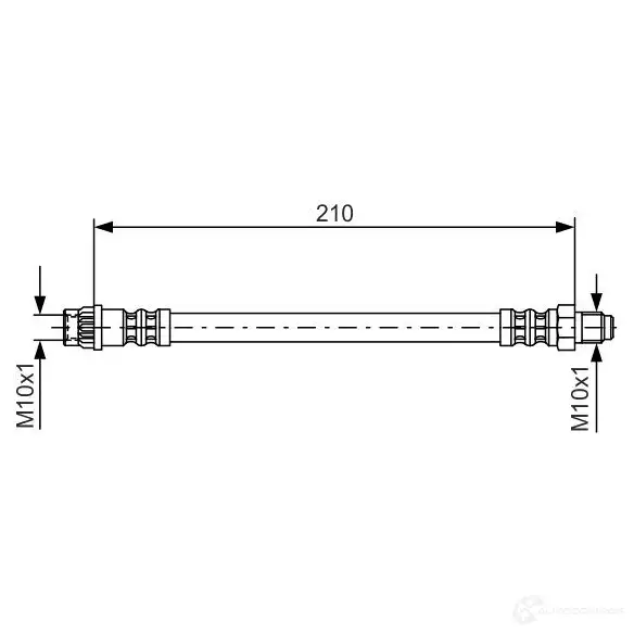Тормозной шланг BOSCH 1987476425 352877 BH83 0 JQ107N
