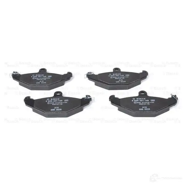 Тормозные колодки, комплект BOSCH 2041 0 0986461148 337800 BP597 - Изображение 1