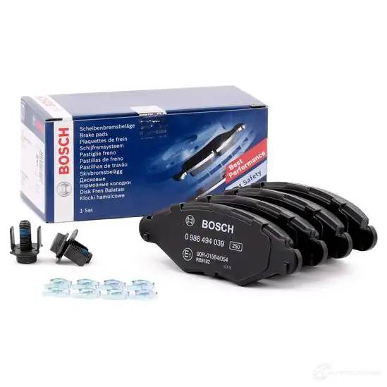 Тормозные колодки, комплект BOSCH 8254D1143 342051 23597 0986494039 - Изображение 1