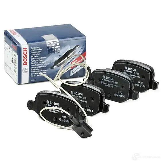 Тормозные колодки, комплект BOSCH 25347 1193484096 BP1953 0986494779 изображение 1