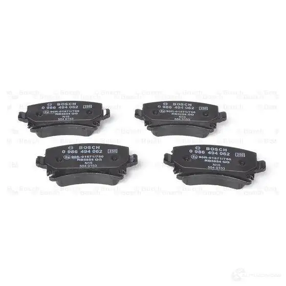 Тормозные колодки, комплект BOSCH BP962 342071 0986494062 23914 - Изображение 1