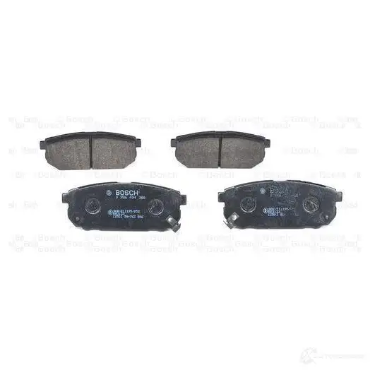 Тормозные колодки, комплект BOSCH 8379D126 342372 23993 0986494388 - Изображение 1