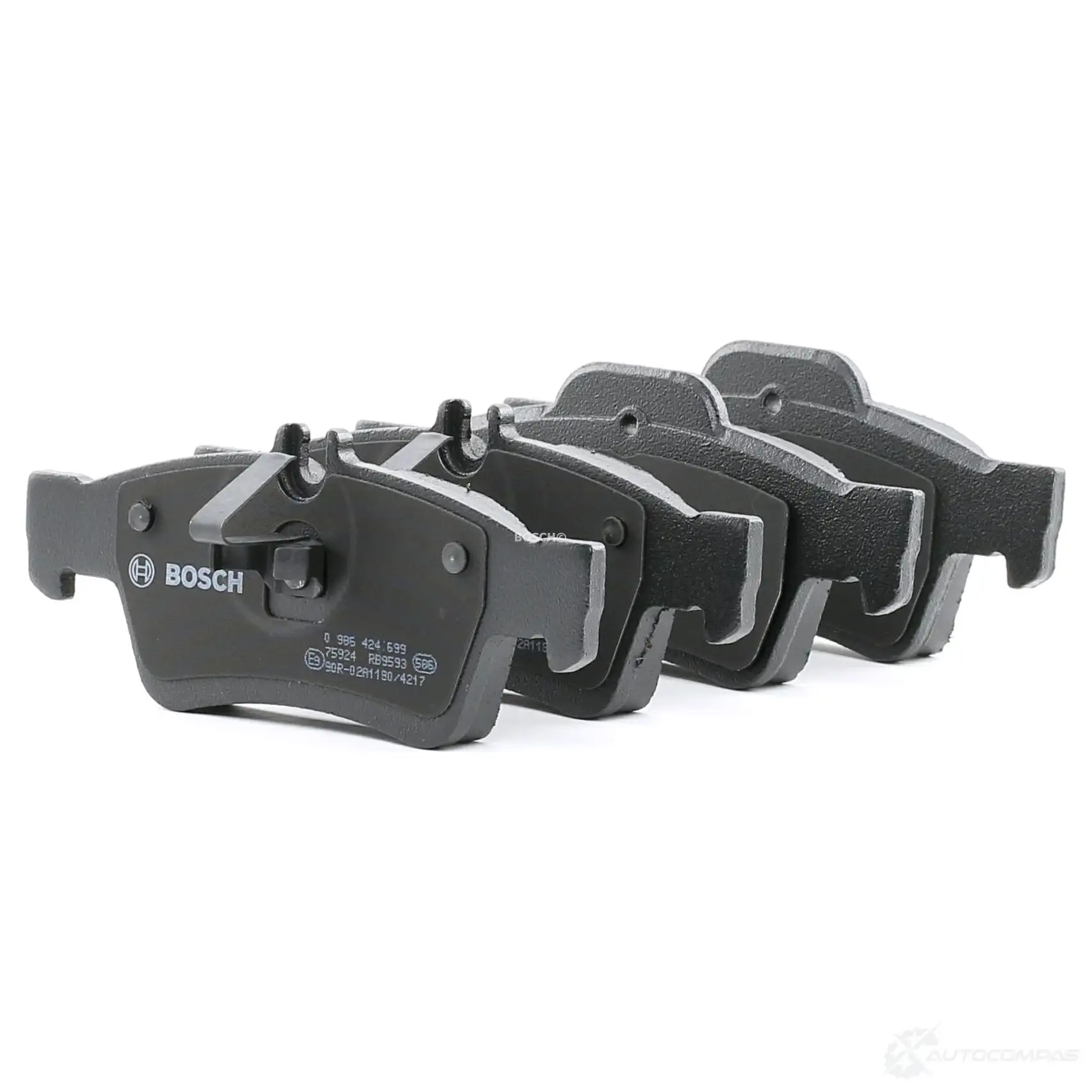 Тормозные колодки, комплект BOSCH 336382 23 334 0986424699 7888D986 - Изображение 1