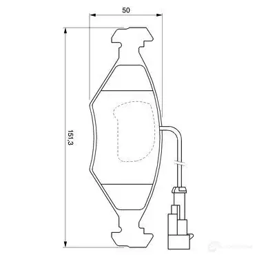 Тормозные колодки, комплект BOSCH 23 218 336273 BP294 0986424543