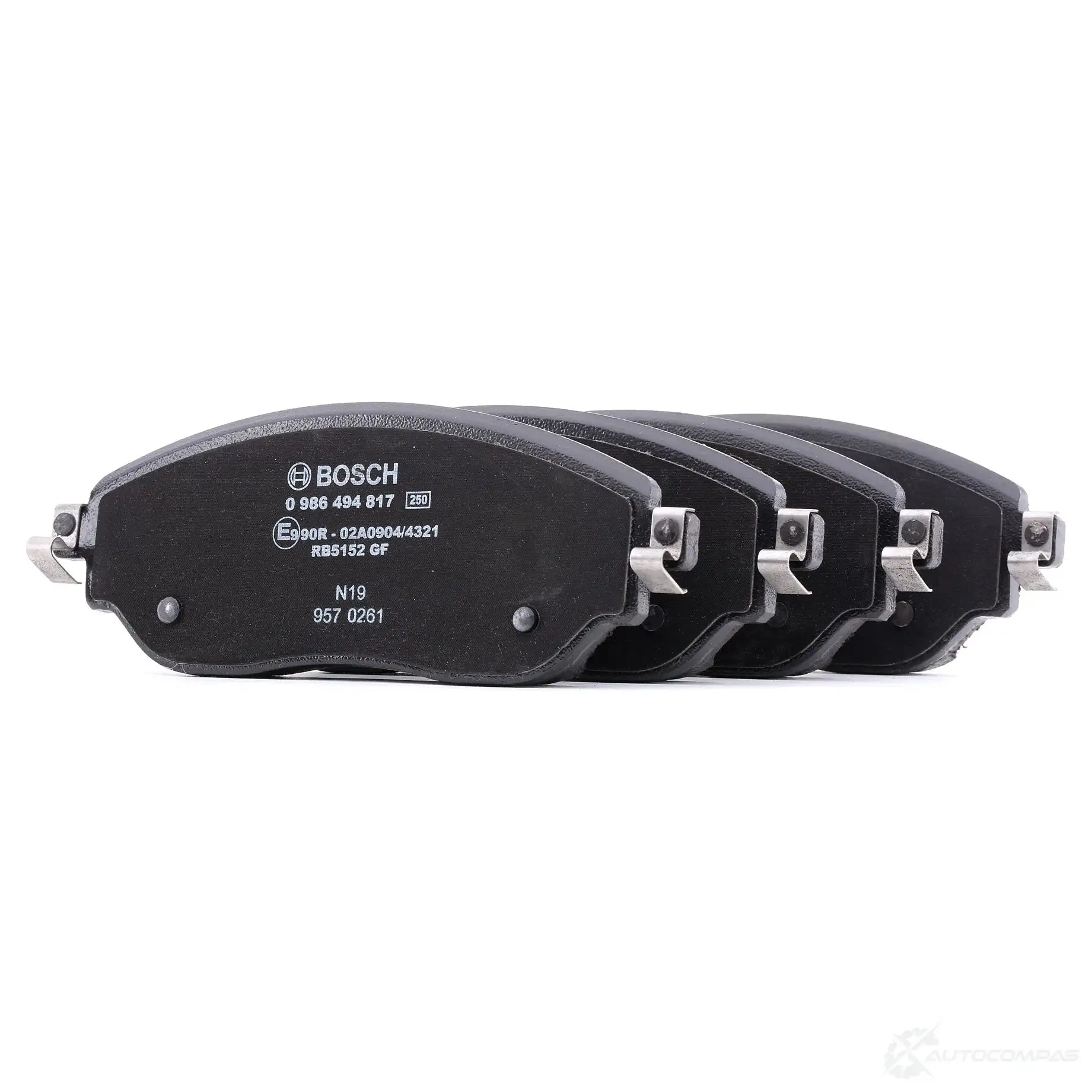 Тормозные колодки, комплект BOSCH BP1991 22087 1193484186 0986494817 изображение 0