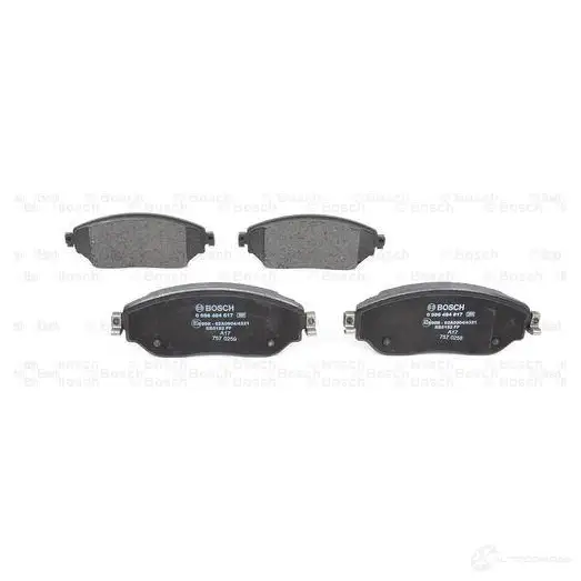Тормозные колодки, комплект BOSCH BP1991 22087 1193484186 0986494817 изображение 7