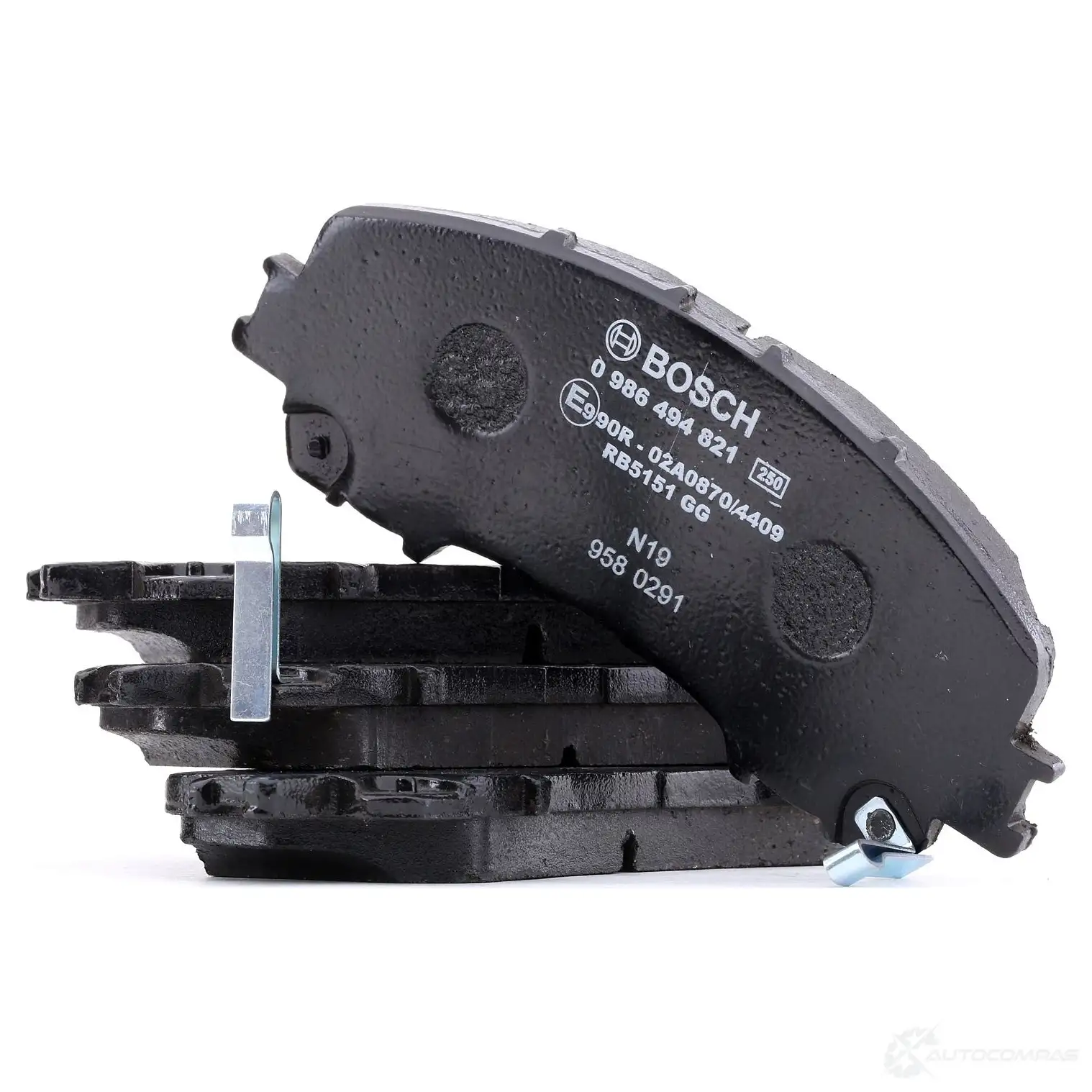 Тормозные колодки, комплект BOSCH BP1995 1193484198 0986494821 25910 - Изображение 1