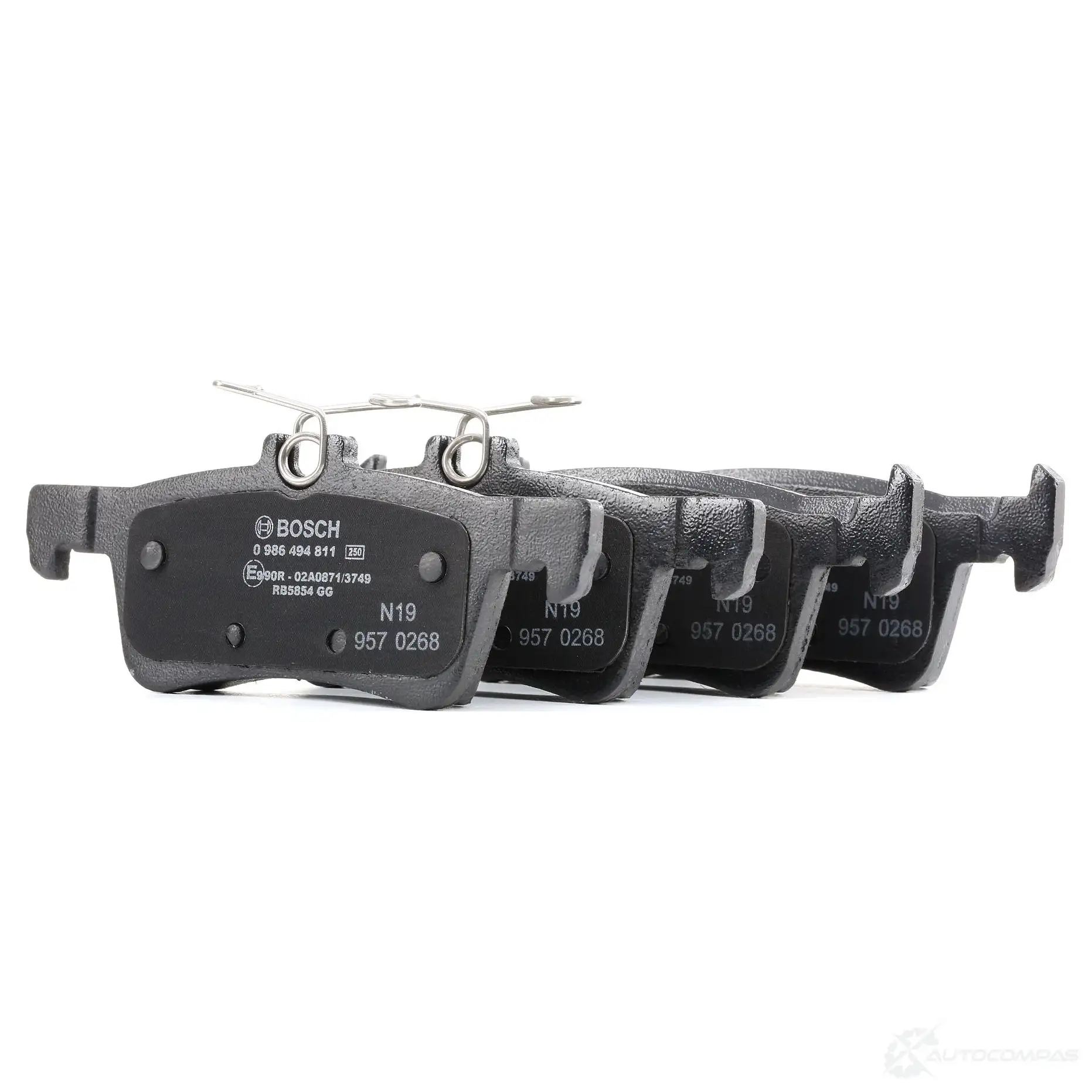Тормозные колодки, комплект BOSCH 1193484171 0986494811 BP1985 25841 - Изображение 1