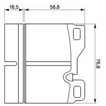 Тормозные колодки, комплект BOSCH 336062 20 482 0986424062 60283 - Изображение 1