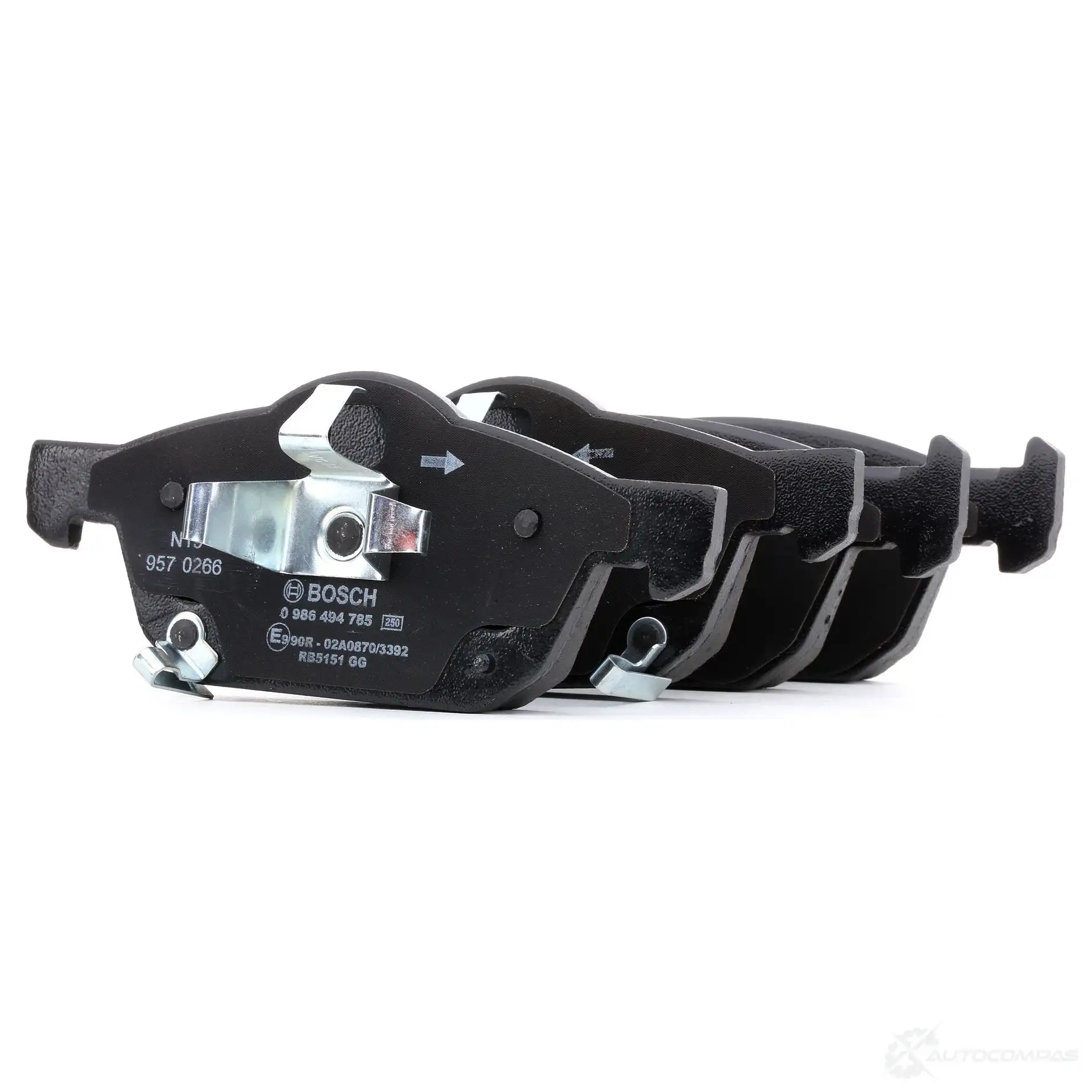 Тормозные колодки, комплект BOSCH BP1959 25804 1193484111 0986494785 - Изображение 1