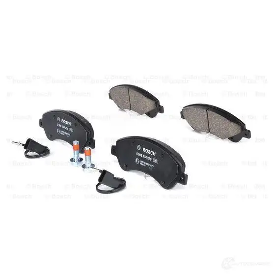 Тормозные колодки, комплект BOSCH 24485 8736-D1528 0986494236 342224 - Изображение 1