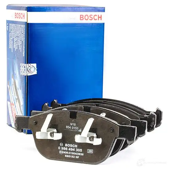 Тормозные колодки, комплект BOSCH 342292 243 99 0986494305 8525-D1412 изображение 2