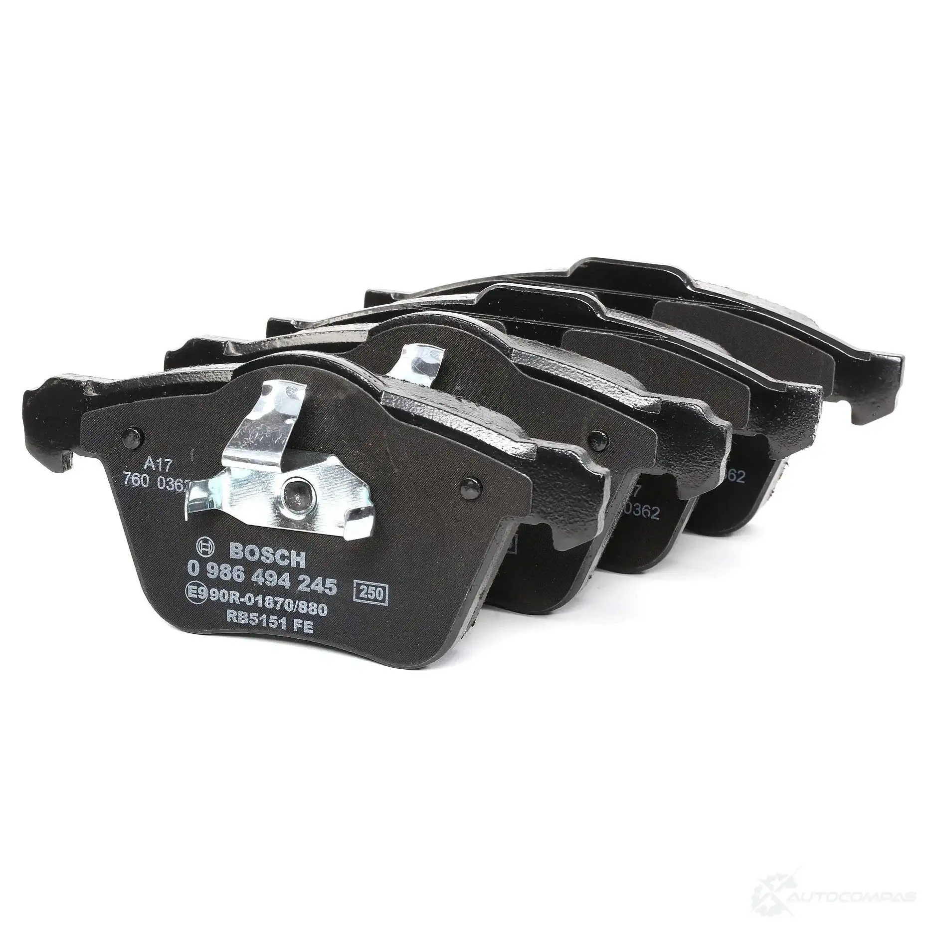 Тормозные колодки, комплект BOSCH 24142 0986494245 7904D1003; 8357D1305 342233 - Изображение 1