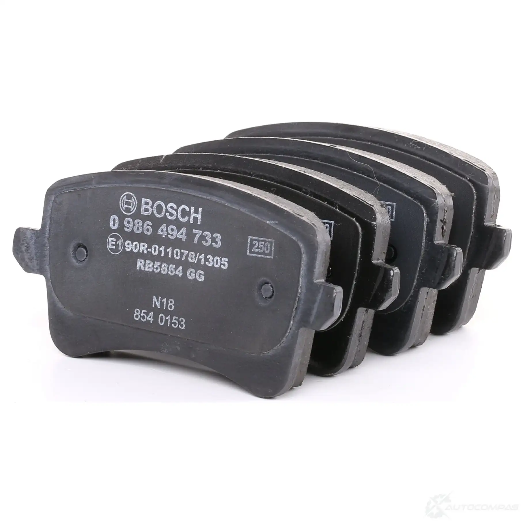 Тормозные колодки, комплект BOSCH 342582 0986494733 BP1748 24606 - Изображение 1