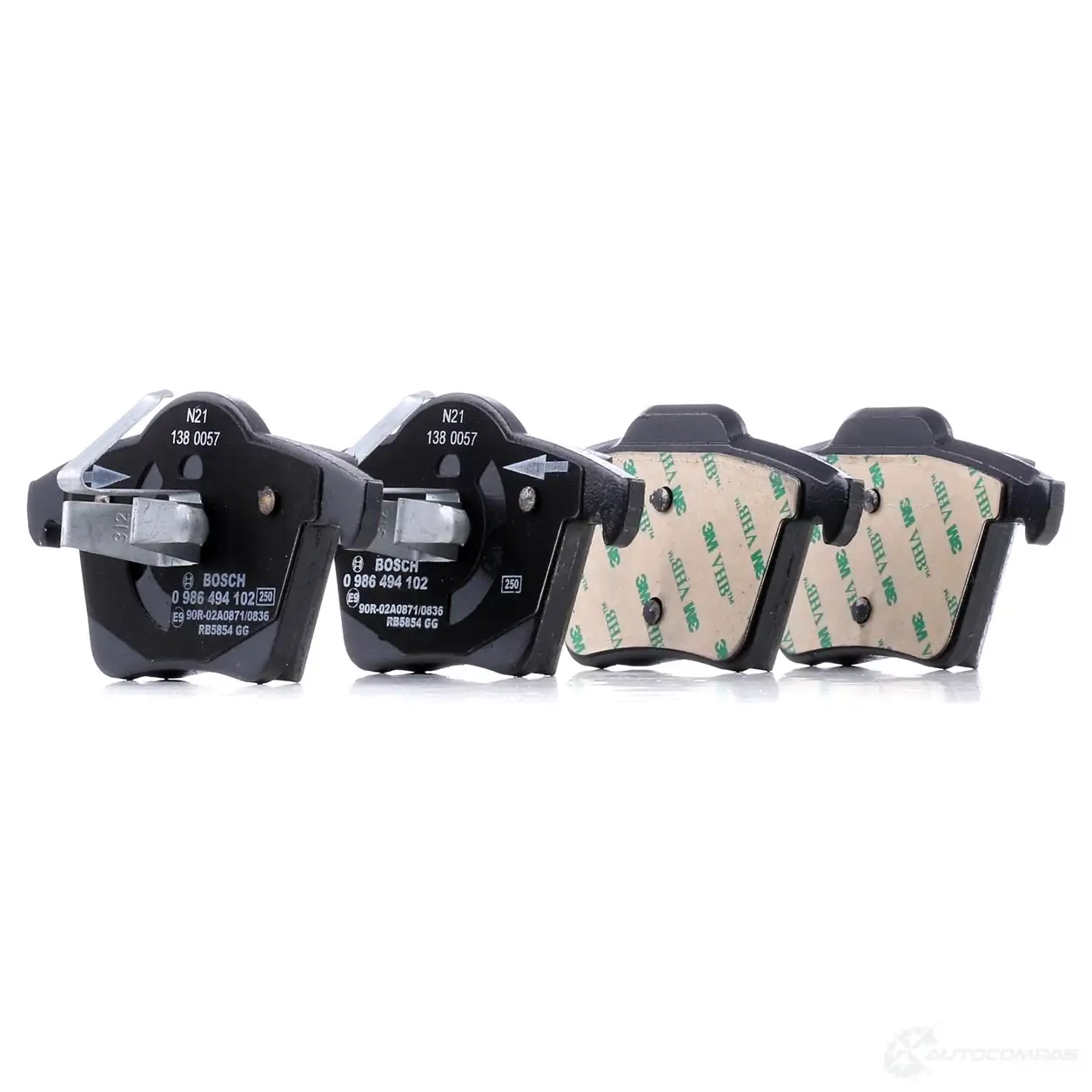 Тормозные колодки, комплект BOSCH 24 011 0986494102 7883D980 342103 - Изображение 1