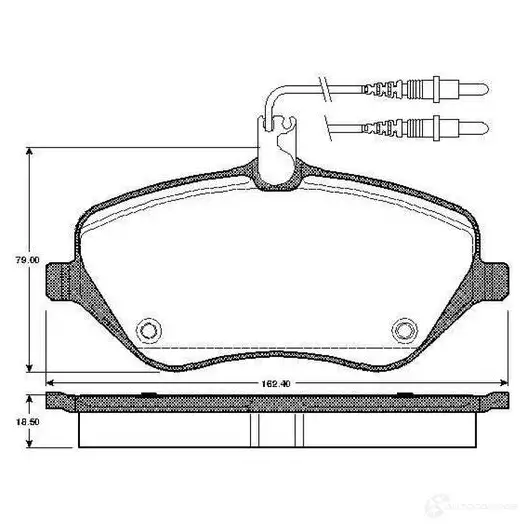 Тормозные колодки, комплект BOSCH 0986tb2880 24 OOZ 4047024115163 6016656 изображение 0