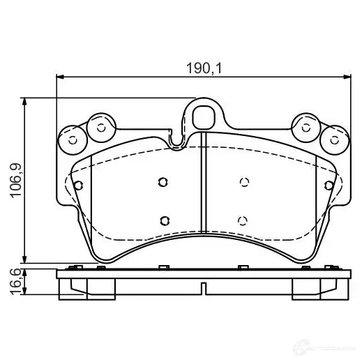Тормозные колодки, комплект BOSCH 1437243572 0986495435 JUUX9 K