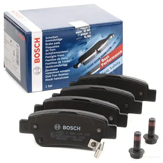 Тормозные колодки, комплект BOSCH 0986494329 BP1219 342316 24635 изображение 1