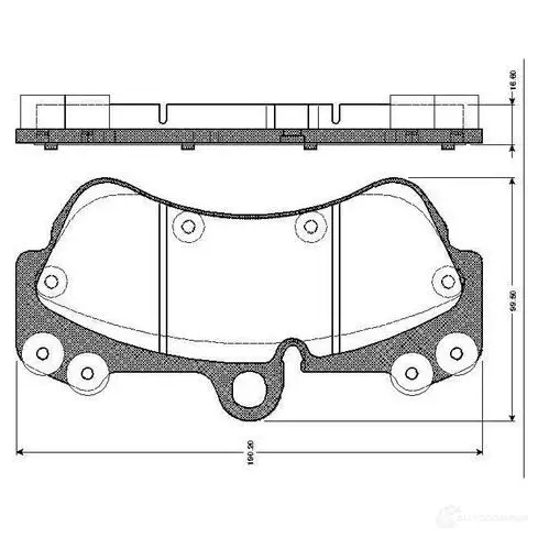 Тормозные колодки, комплект BOSCH D 977 7878 D 977 7878 0986tb2454 6014254