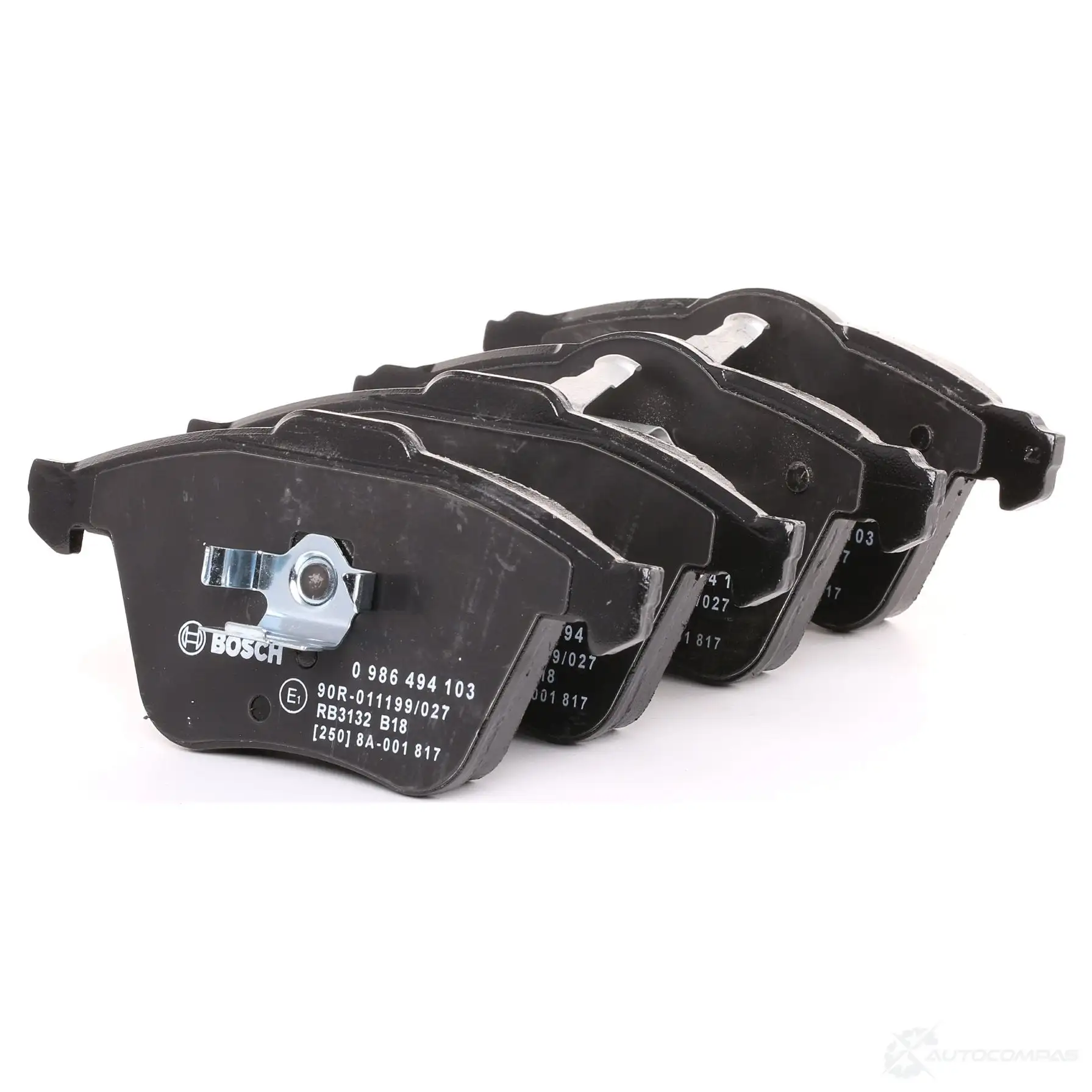 Тормозные колодки, комплект BOSCH 342104 23801 BP1013 0986494103 - Изображение 1