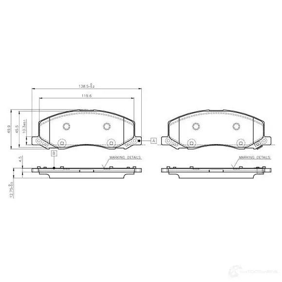 Тормозные колодки, комплект BOSCH 0986tb3108 6016506 4047024790643 OG LBELM
