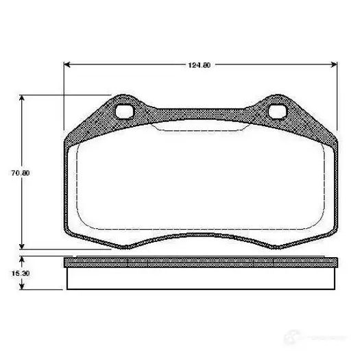 Тормозные колодки, комплект BOSCH 0986tb2885 4047024115194 B9PA UY 6016402 изображение 0