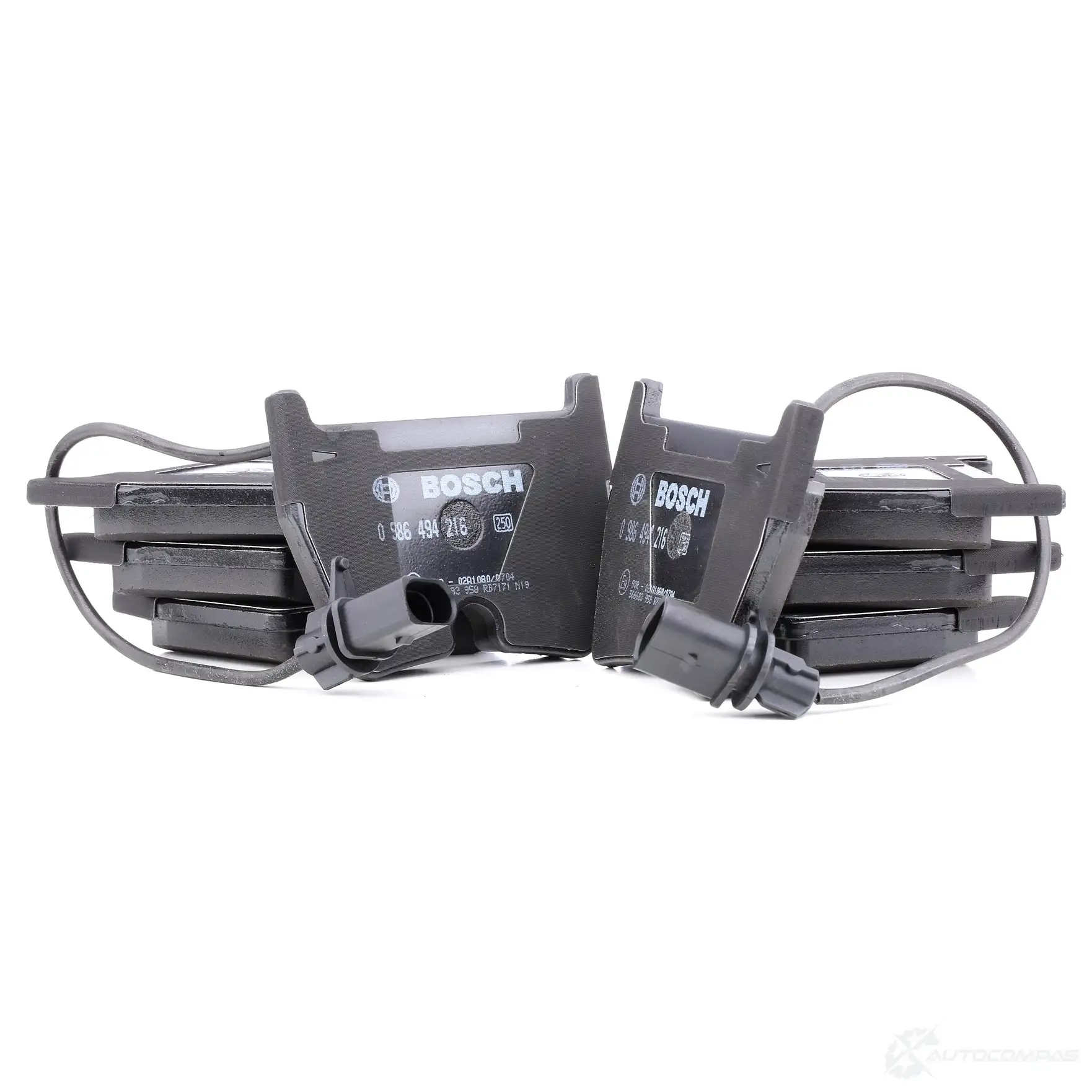 Тормозные колодки, комплект BOSCH 342204 7934D102; 8372D102; 7934D126 23888 0986494216 - Изображение 1