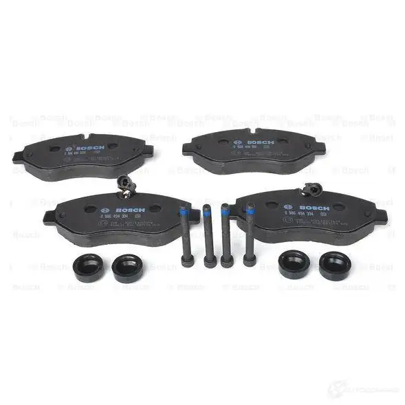 Тормозные колодки, комплект BOSCH 342321 BP1224 29192 0986494334 - Изображение 1
