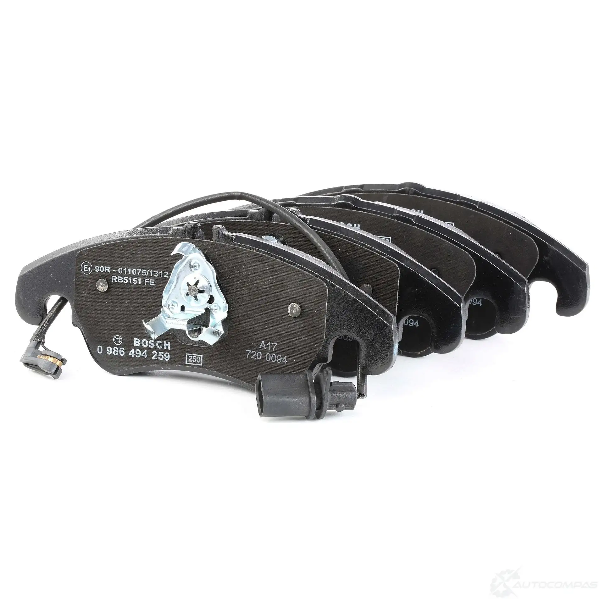 Тормозные колодки, комплект BOSCH 0986494259 8434D132 244 08 342246 изображение 0