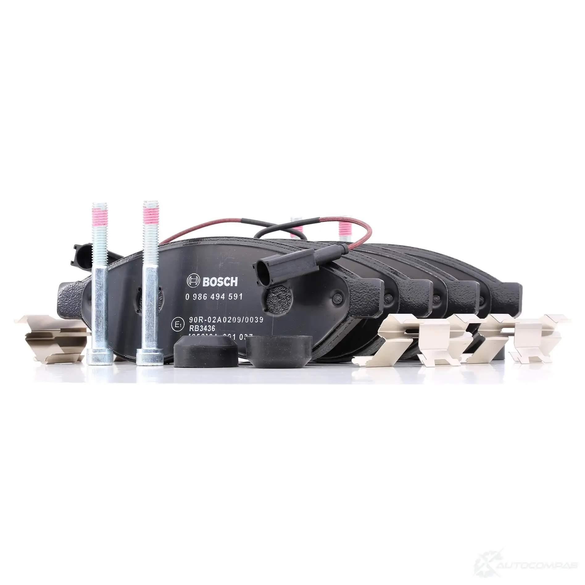 Тормозные колодки, комплект BOSCH 8689-D1489 1193483592 24468 0986494591 изображение 0