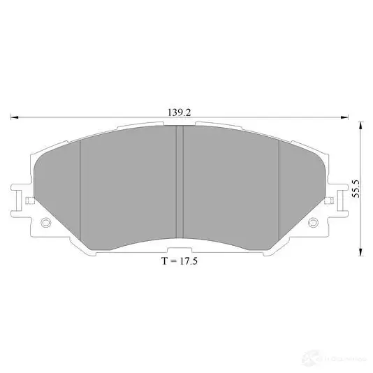 Тормозные колодки, комплект BOSCH 0986ab2396 2 4337 8330-D1210 1193488753 изображение 0