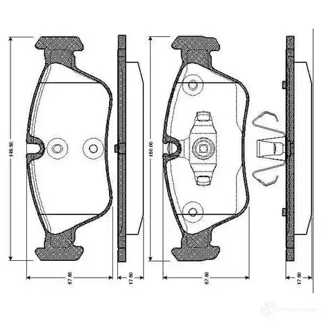 Тормозные колодки, комплект BOSCH GRIJ O3 4047024113275 0986tb2668 6016966