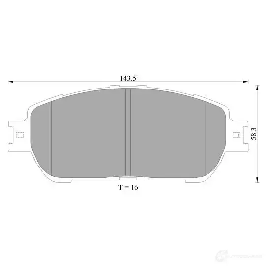 Тормозные колодки, комплект BOSCH 7785-D 906 0986ab2388 BP2388 1193488722 изображение 0