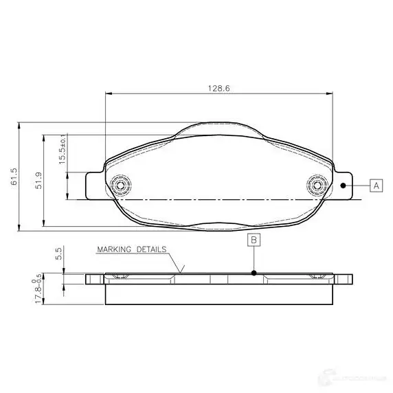 Тормозные колодки, комплект BOSCH XX1F3F E9 90R - 01706/059 6016956 0986tb3059