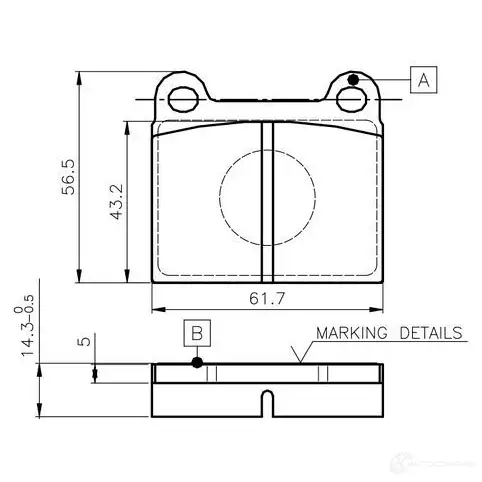 Тормозные колодки, комплект BOSCH D 31 736 6015426 0986tb2470 D 31 736 изображение 0