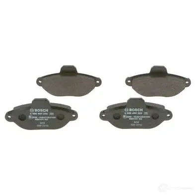 Тормозные колодки, комплект BOSCH 0986495255 21436 342770 BP1556 изображение 7