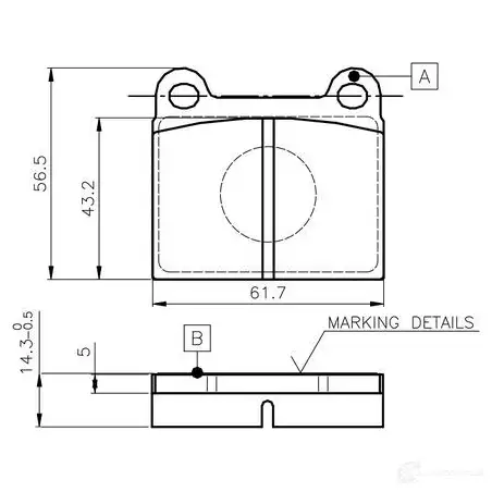 Тормозные колодки, комплект BOSCH TB2000 0986tb2000 6015424 WVA 20034 изображение 0