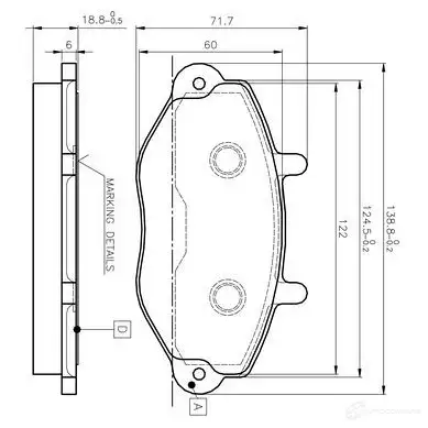 Тормозные колодки, комплект BOSCH S 8293U 0986tb2020 4047023032386 6016842