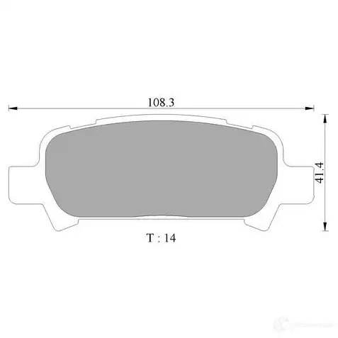 Тормозные колодки, комплект BOSCH 0986ab2334 BP233 4 1193488581 DB1379