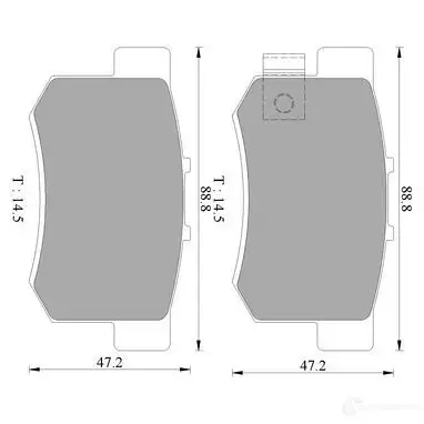 Тормозные колодки, комплект BOSCH 217 19 1193491230 0986ab9062 BP9062 изображение 0