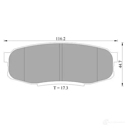 Тормозные колодки, комплект BOSCH 0986ab2276 24 653 1193488449 8420-D1304 изображение 0